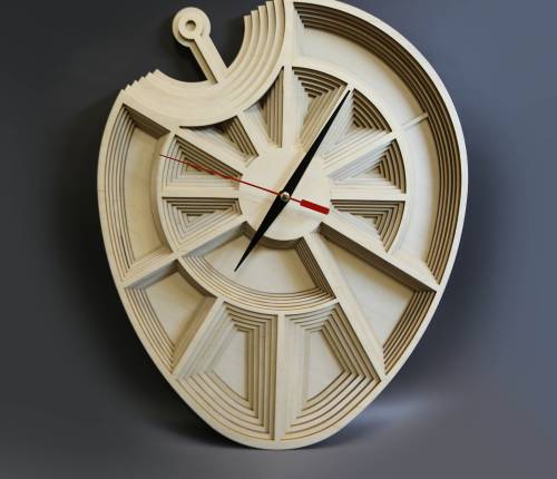 Параметрические настенные часы Вариант для офиса