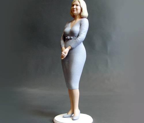 Изготовление фигурки женщины по фотографии 3Д печать женской фигуры.