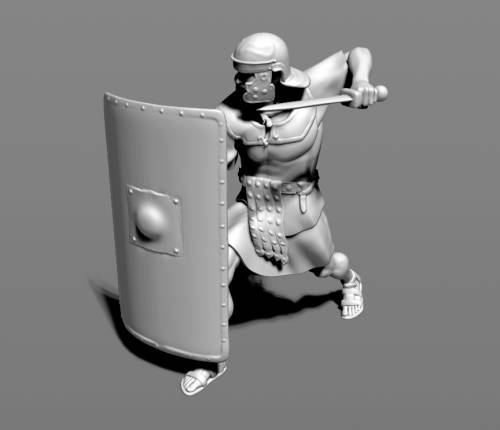 3d print model. Римский легионер. Возможны модификации поз, аксессуаров и оружия.