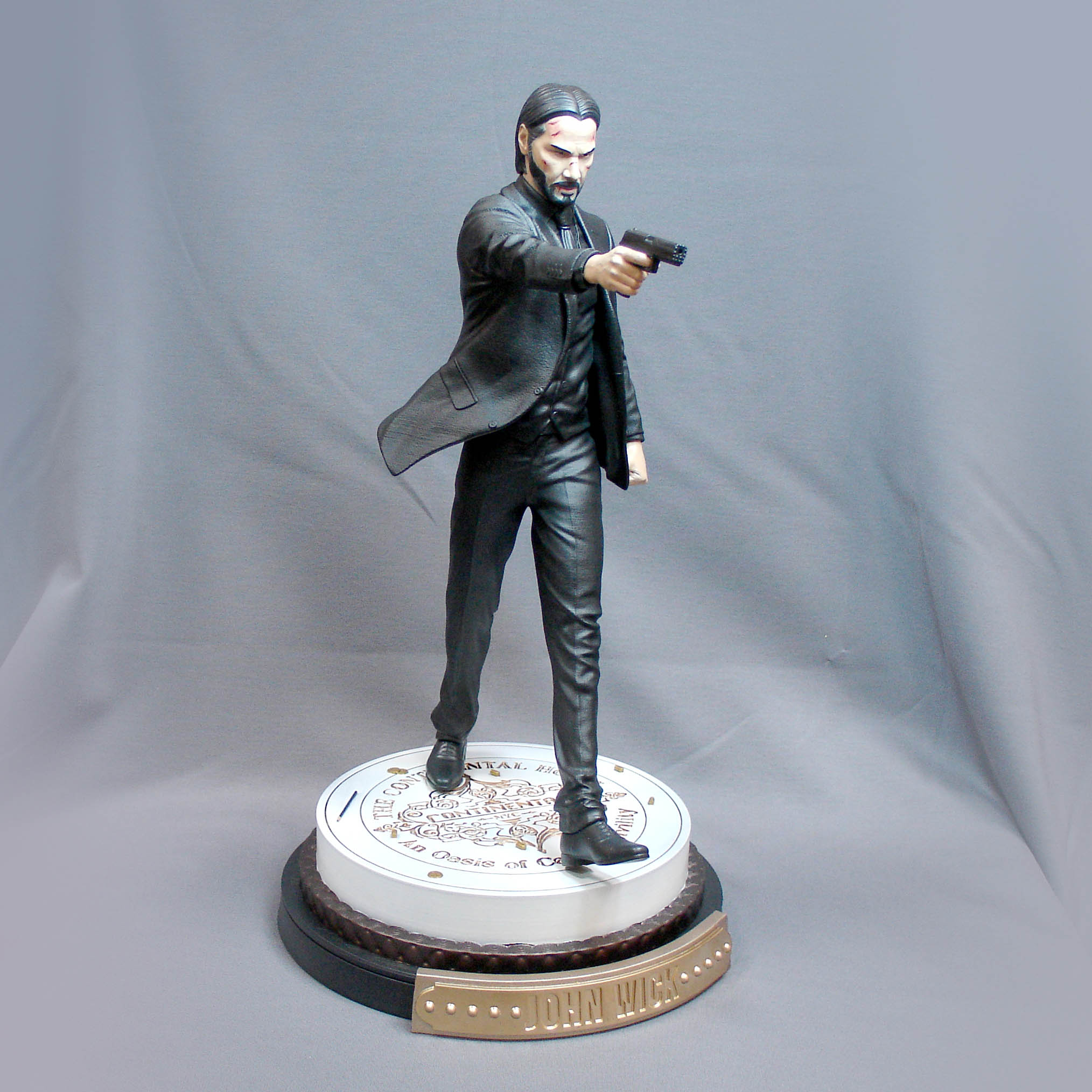 John Wick, figurine, 3dprint 3dprinting, 3dmodel, фигурка, statuette, статуэтка. 