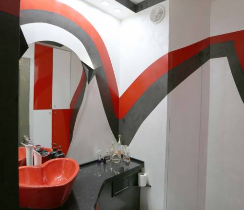 Дизайн проект туалета. Екатеринбург. Фото Проект интерьера очень маленького туалета.