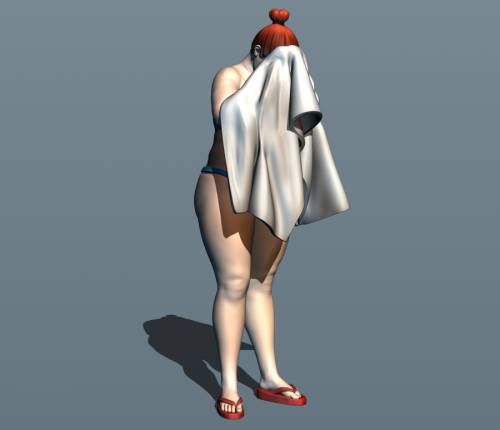 Женщина с полотенцем. Визуализация Фигурка из серии "Пушкинские бани, женский день"
Модель 0607
