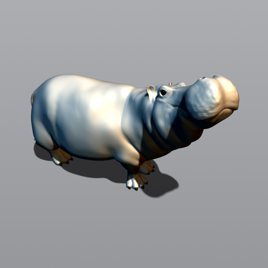 Бегемот, hippopotamus, hippo, 3d model, 3d модель, 3dprint, 3d печать, fdplast